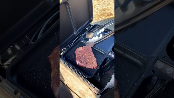 真夏の炎天下で肉は焼けるのか？ #アウトドア