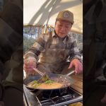 冬キャンプに最適！【肉豆腐】　#short #キャンプ飯 #アウトドア飯