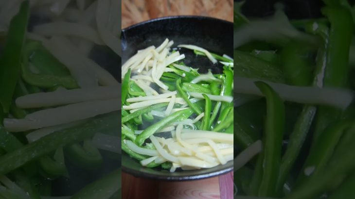 簡単にマネできる「チンジャオロース」 #food #bbq #キャンプ飯