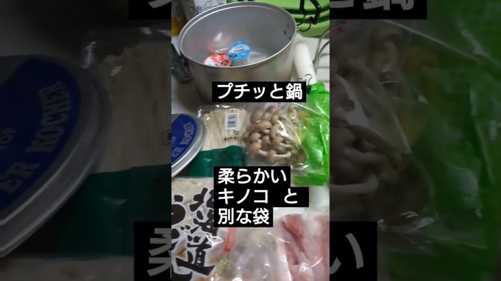 ワカサギ釣り  うどん鍋 準備  #shorts