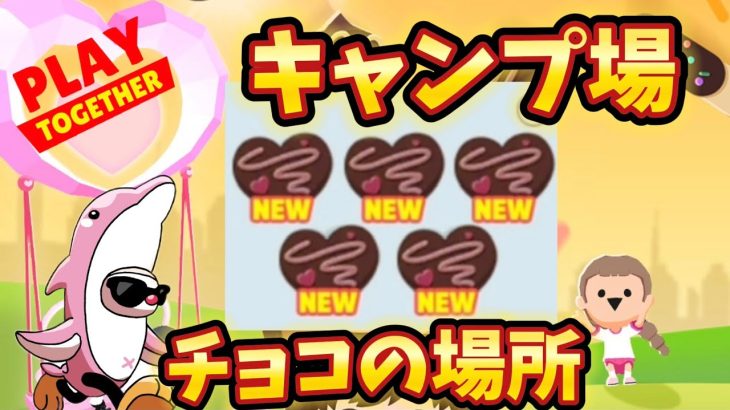 【一緒に遊ぼう】３日目キャンプ場チョコの場所紹介します