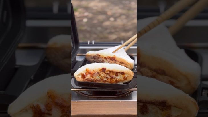 カリッとふわっと。お酒のあてを。【ポテサラチーズinはんぺん】　#キャンプ飯 #簡単レシピ #酒のつまみ