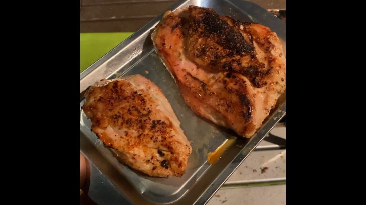 カフェで教えてもらった炭火チキン #キャンプ飯