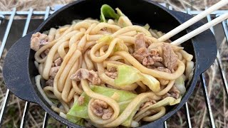 絶品焼うどん作っちゃいました。