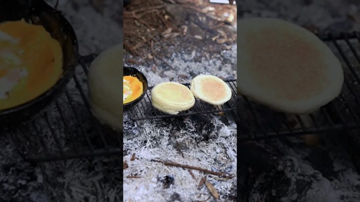 安くて美味いハムエッグマフィン #朝マック #キャンプ飯 #アウトドア