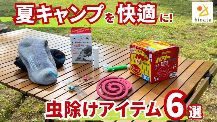 【虫除け対策】夏キャンプの必需品！おすすめ虫除けアイテム6選！