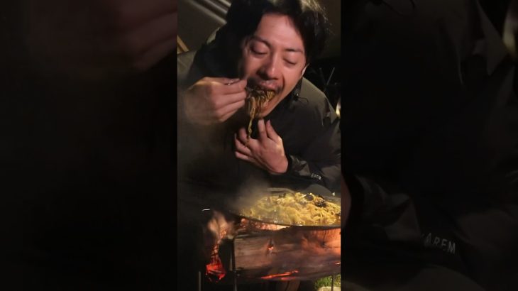 麻辣タンメン【キャンプ飯】　#camping #camp #cooking #cook #焚き火 #中華料理 #ラーメン #ramen