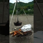 やっぱり朝は米派のキャンプ飯⛺#shorts #キャンプ飯