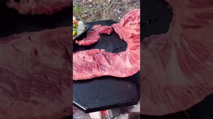 ジャンボステーキ #handmade #キャンプ #ブーム #道志村 #japan #camping #焼肉 #sns #アウトドア #いいね ！#神奈川