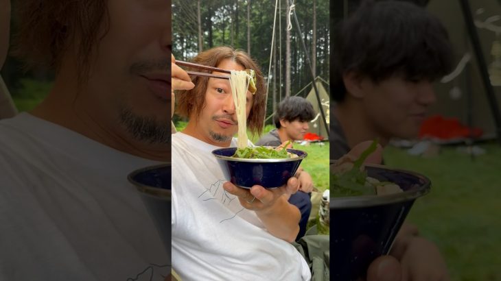 そうめん！#そうめん #そうめんアレンジ #料理 #キャンプ飯 #キャンプ #朝ごはん #飯テロ