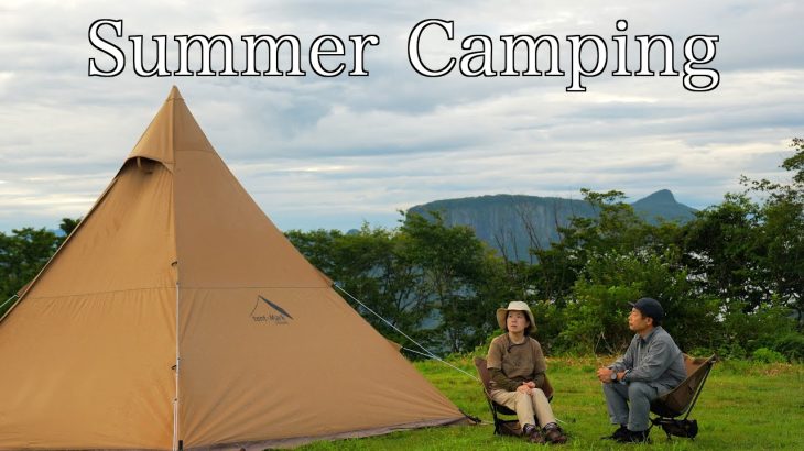 【夫婦キャンプ】夏キャンプ/避暑におすすめ高原キャンプ/暑さ対策/荒船パノラマキャンプフィールド/サーカスTC/camping