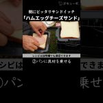 ホットサンドが美味い「ハムエッグチーズサンド」朝キャンプ飯