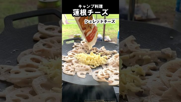 蓮根チーズ #キャンプ飯 #Shorts