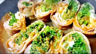 豆苗のチーズ肉巻き　ズボラ簡単レシピ