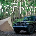 愛犬と楽しくキャンプ【ソロキャンプ道具】かっこいい迷彩DIY BOX おすすめキャンプ道具紹介#447