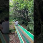 【さなこう】キャンプ場のながーい滑り台最高✨️管理人さんめっちゃいい人だったなぁー#キャンプ場 #火剣キャンプ場 #静岡 #菊川市 #おすすめ #さなこう