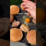 万能だれでつくる照焼バーガー #簡単レシピ #やさしい万能だれ #アウトドア　#幼児食