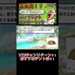 ソロキャンプ再開にオススメのテントは？　#ツーリングドーム