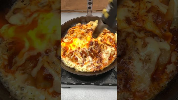 【キャンプグッズ・おもいのフライパン】ポテト&チーズ
