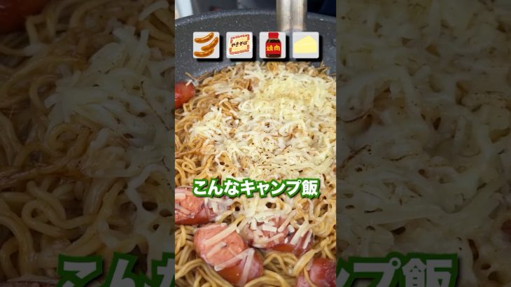 相方と食材を持ち寄りキャンプ飯作ったら美味すぎた！