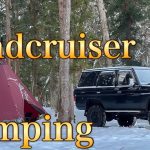 【信州高山村】温泉入り放題の通年営業キャンプ場で雪中キャンプ