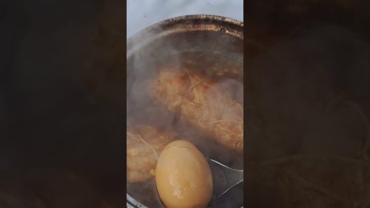 休みの日は外で、🍖チャーシュー作り👍️❗　#ラーメン🍜　#🍥焼豚　#🍲かえし　#夜贅沢つまみ🍺　#冬キャンプ？　　#強火で作る