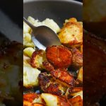 ガリガリに焼いたポテトでサラダを作ると最高に美味しくなります #shorts