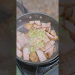 【キャンプ飯】厚切りベーコンと白ネギレモンダレ