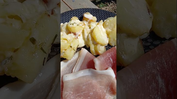 Truffade gourmande #cuisine #fromage #camping