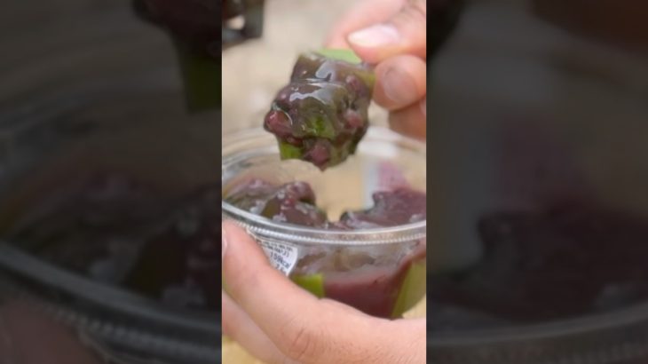 おすすめスイーツ セブンイレブンの抹茶わらびが美味すぎた！#shorts #camping #camp #キャンプ #おやつ