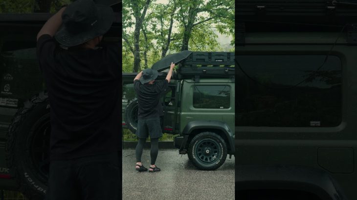 【KONCIWA】天気を選ばない、オールシーズン傘。#konciwa #おすすめ #梅雨 #傘 #キャンプ #便利グッズ #vlog