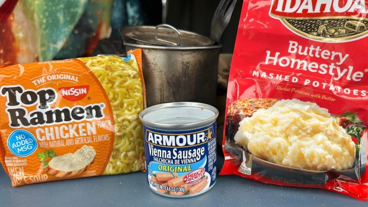 Easy One Pot Camping Meals: Ramen Bomb
