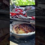 焚き火台がピザ窯に!?焼きたて熱々『KAMADOピザ🍕』