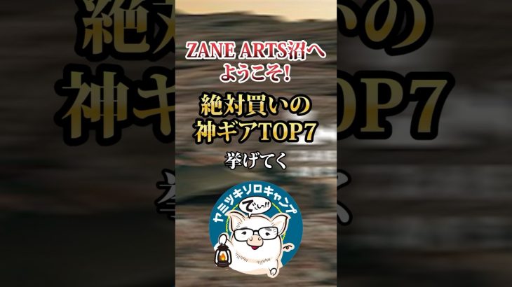 ZANE ARTS沼へようこそ！絶対買いの神ギアTOP7 #キャンプギア #おすすめ #保存