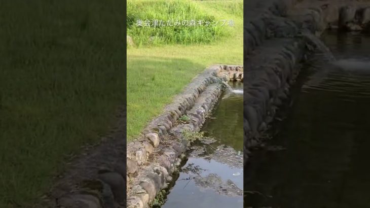 福島県.奥会津ただみの森キャンプ場.綺麗で静かなキャンプ場おすすめです。