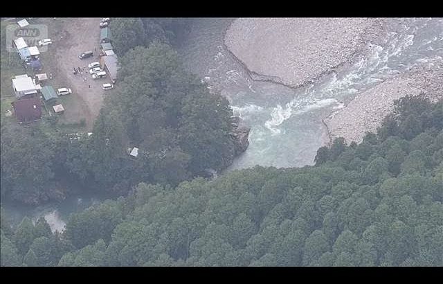 【速報】キャンプ場に来た20代男性　川に流され死亡　岐阜・関市(2025年8月13日)