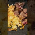 【キャンプ飯革命】ステーキ×ビビンバ＝最高の贅沢！#キャンプ飯 #夫婦キャンプ #簡単キャンプ飯 #ステーキビビンバ #マルチグリドル