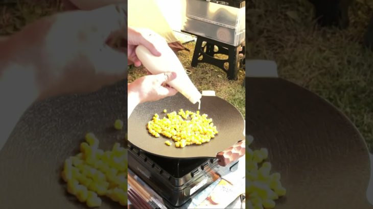 【とろ旨】コーン×マヨ×チーズ！簡単キャンプおつまみ🌽🧀#キャンプ飯 #簡単キャンプ飯 #夫婦キャンプ #車山キャンプ #おつまみ