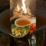 【キャンプ飯】山岡家　特製味噌ラーメン#ソロキャンプ #レシピ #asmr