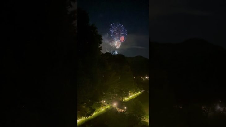 キャンプ場から見える花火 #shorts #おすすめ #花火