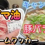 【キャンプ飯】ストームクッカーでごま油豚バラ肉鍋をやってみた。