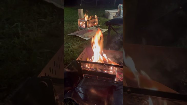 #キャンプ #焚き火#先輩後輩 #おすすめ