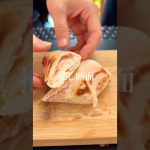 春巻きブリトーとクロワッサンド #アウトドア レシピ #キャンプ飯 #作ってみた #キャンプ 朝ごはんにおすすめ☀️