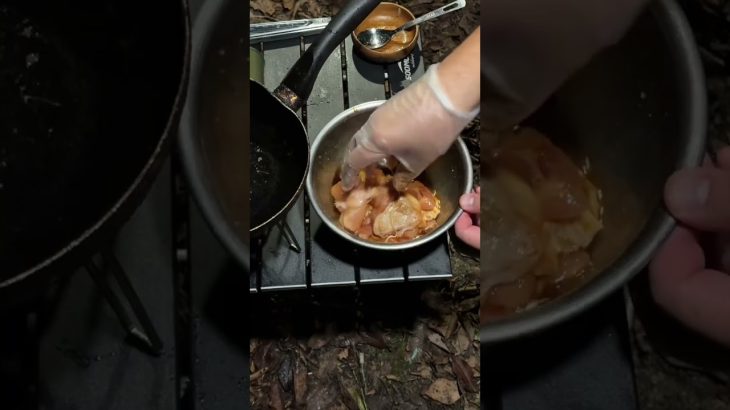 [キャンプ飯] テッパン！王道やけど奥が深い唐揚げ