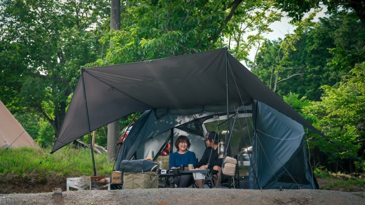 ２人で【キャンプ】快適空間オグニスドームの中でおすすめギアを紹介#509