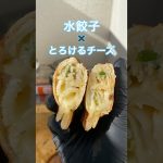 水餃子×とろけるチーズ🥟🧀ホットサンドで焼いてみた🔥#shorts #4w1h