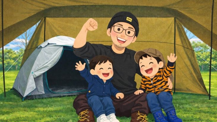 年末年始キャンプに向けて 子連れでテントを張ってみた