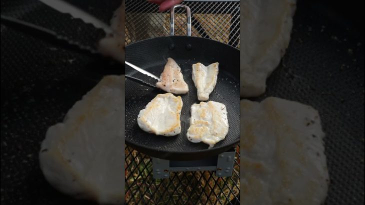 ささみ大葉チーズ乗せ #キャンプ飯