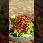 冬に美味いやみつき【春菊】のサラダ！#キャンプ飯 #レシピ #アウトドアグルメ #春菊