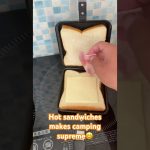 〜ホットサンドでキャンプの朝は有頂天〜Good camping is made by hot sandwiches with coffee.